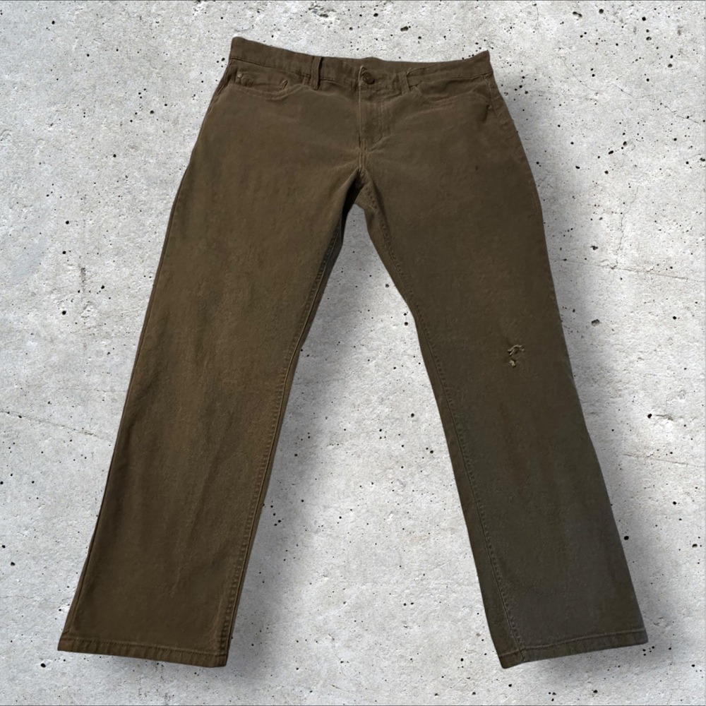 English‎ Laundry Pants Mens 36x28 Gray Distressed Straight Leg 1365289